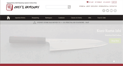 Desktop Screenshot of chefsarmoury.com